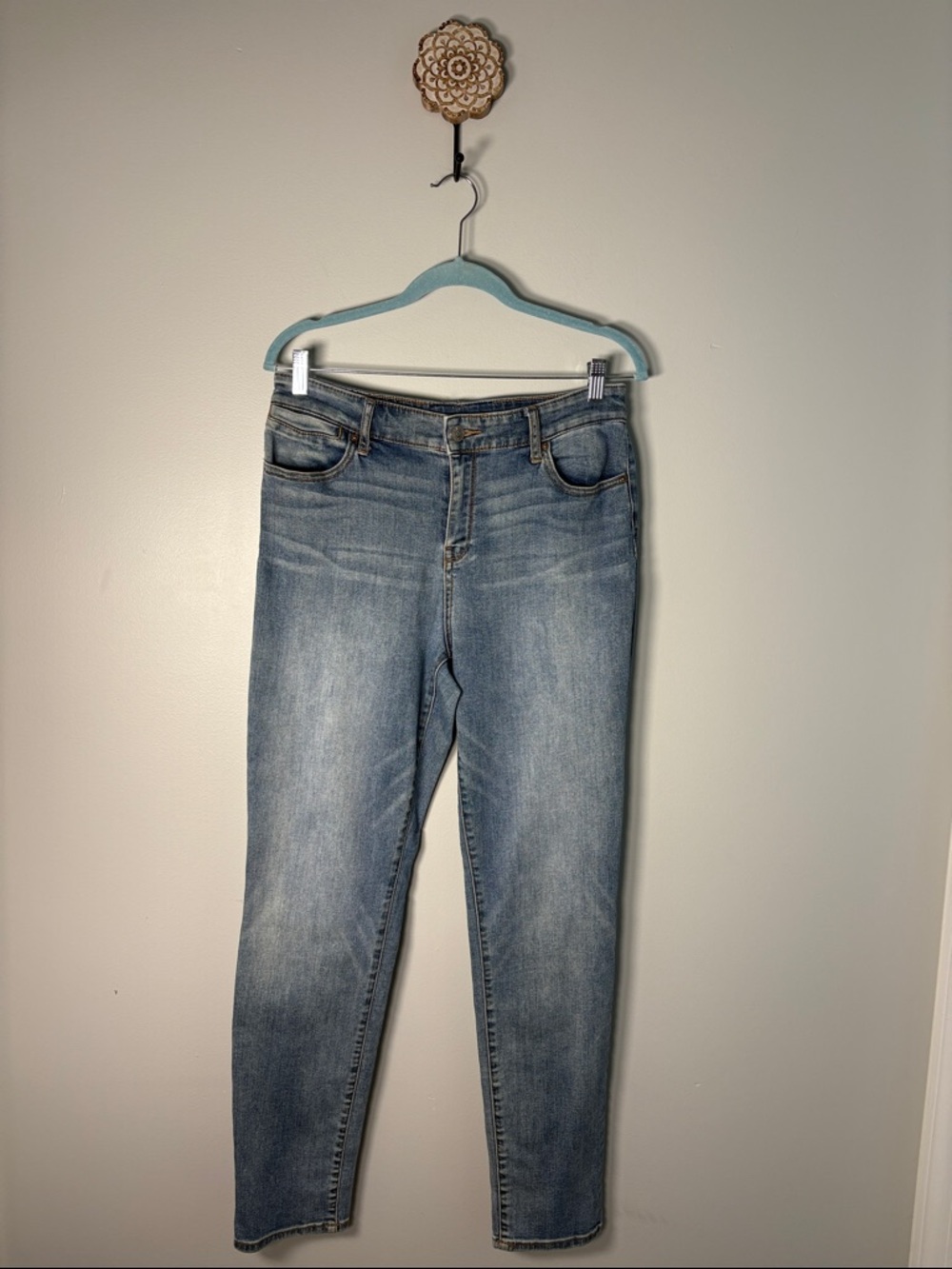Chico's Light Blue Skinny Jeans - Slim Fit